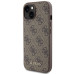 Originálne puzdro GUESS GUHCP15SG4GFBR pre iPhone 15 (4G Metal Logo / brown)