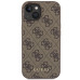 Originálne puzdro GUESS GUHCP15SG4GFBR pre iPhone 15 (4G Metal Logo / brown)