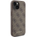 Originálne puzdro GUESS GUHCP15SG4GFBR pre iPhone 15 (4G Metal Logo / brown)