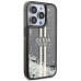 Originálne puzdro GUESS GUHCP15XLFCSEGK pre iPhone 15 Pro Max (Liquid Glitter Gold Stripes / black)