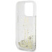 Originálne puzdro GUESS GUHCP15XLFCSEGT pre iPhone 15 Pro Max (Liquid Glitter Gold Stripes / transparentné)