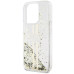 Originálne puzdro GUESS GUHCP15XLFCSEGT pre iPhone 15 Pro Max (Liquid Glitter Gold Stripes / transparentné)