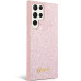 Originálne puzdro GUESS GUHCS24LHGGSHP pre Samsung S24 Ultra (Glitter Script / pink)