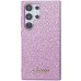Originálne puzdro GUESS GUHCS24LHGGSHU pre Samsung S24 Ultra (Glitter Script / purple)