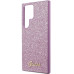 Originálne puzdro GUESS GUHCS24LHGGSHU pre Samsung S24 Ultra (Glitter Script / purple)