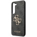 Originálne puzdro GUESS GUHCS24M4GMGGR pre Samsung S24 Plus (Leather 4G Metal Logo / black)