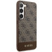 Originálne puzdro GUESS GUHCS24MG4GLBR pre SAMSUNG S24 Plus (4G Bottom Stripe / brown)