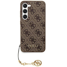 Originálne puzdro GUESS GUHCS24SGF4GBR pre Samsung S24 (4G Charm / brown)