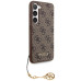 Originálne puzdro GUESS GUHCS24SGF4GBR pre Samsung S24 (4G Charm / brown)
