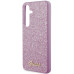 Originálne puzdro GUESS GUHCS24SHGGSHU pre Samsung S24 (Glitter Script / purple)