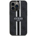Originálne puzdro GUESS GUHMP13LP4RPSK pre iPhone 13 PRO (kompatibilné s Magsafe 4G Printed Stripes / black)