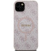 Originálne puzdro GUESS GUHMP14SG4GFRP pre iPhone 14 (kompatibilné s Magsafe / 4G Ring classic logo / ružové)