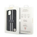 Originálne puzdro GUESS GUHMP15SP4RPSK pre iPhone 15 (kompatibilné s Magsafe 4G Printed Stripes / black)