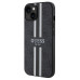 Originálne puzdro GUESS GUHMP15SP4RPSK pre iPhone 15 (kompatibilné s Magsafe 4G Printed Stripes / black)