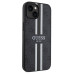 Originálne puzdro GUESS GUHMP15SP4RPSK pre iPhone 15 (kompatibilné s Magsafe 4G Printed Stripes / black)