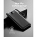 Powerbank VEGER 10000 mAh so zabudovanými káblami Micro USB / Type C / Lightning C10 (W1116) čierna