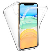 Puzdro 360 FULL COVER PC + TPU pre IPHONE 13 Pro Max transparentné