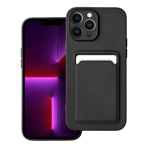puzdro CARD pre IPHONE 13 Pro Max čierne 