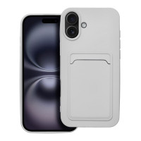 Puzdro CARD pre IPHONE 16 Plus biele