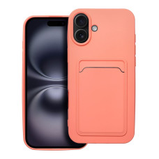 Puzdro CARD pre IPHONE 16 Plus ružové 