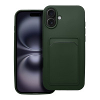 Puzdro CARD pre IPHONE 16 Plus zelené 