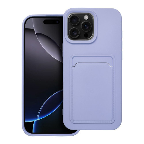 Puzdro CARD pre IPHONE 16 Pro Max fialové 