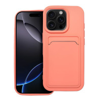 Puzdro CARD pre IPHONE 16 Pro ružové 