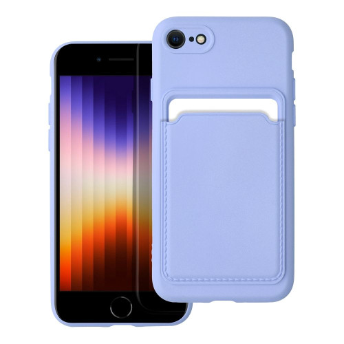 Puzdro CARD pre IPHONE 7 / 8 / SE 2020 / SE 2022 fialové 