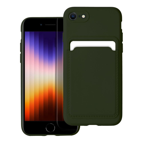 Puzdro CARD pre IPHONE 7 / 8 / SE 2020 / SE 2022 zelené 