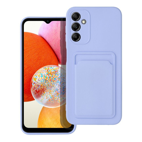 puzdro CARD pre SAMSUNG A14 5G / A14 4G violet 