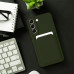 puzdro CARD pre SAMSUNG A55 5G green 