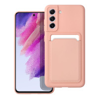 Puzdro CARD pre SAMSUNG S21 FE ružové 