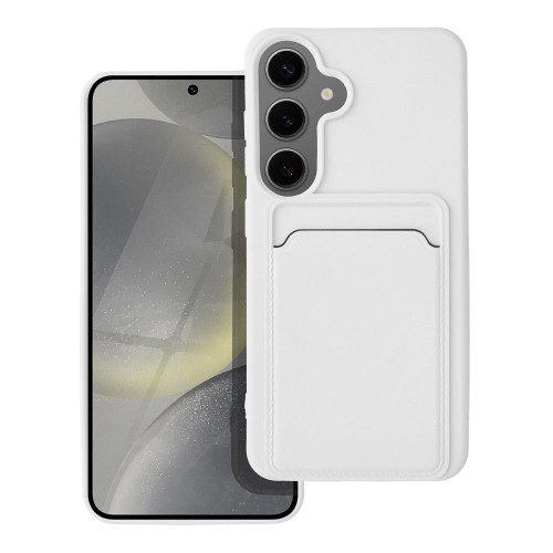 puzdro CARD pre SAMSUNG S24 white 