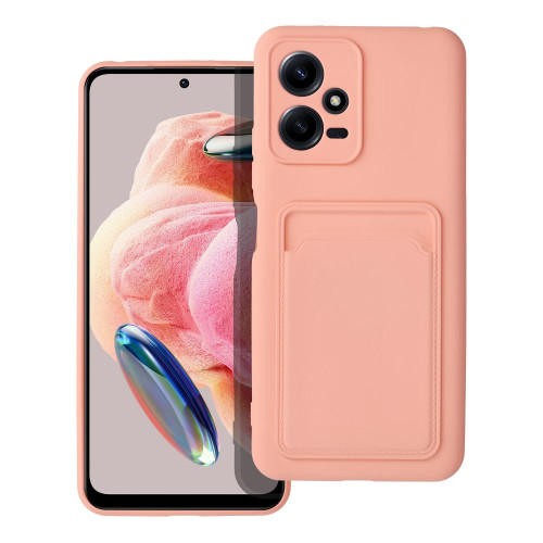 Puzdro CARD pre XIAOMI Redmi NOTE 12 5G ružové 