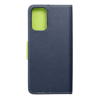 Puzdro FANCY Book pre MOTOROLA MOTO G35 5G navy / lime