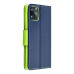 Puzdro FANCY Book pre SAMSUNG S23 FE navy / lime
