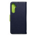 Puzdro FANCY Book pre SAMSUNG S23 FE navy / lime