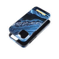 Puzdro FORCELL F-PROTECT Mirage kompatibilné s MagSafe pre IPHONE 14 Plus ocean marble