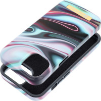 Puzdro FORCELL F-PROTECT Mirage kompatibilné s MagSafe pre IPHONE 15 glow
