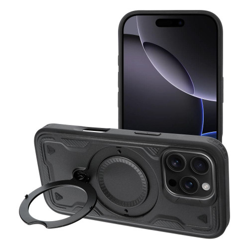 Puzdro FROST ARMOR pre IPHONE 15 Pro Max čierne