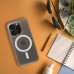 Puzdro FROST MAG COVER kompatibilné s MagSafe pre IPHONE 11 Pro transparentné