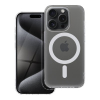 Puzdro FROST MAG COVER kompatibilné s MagSafe pre IPHONE 12 Pro Max transparentné