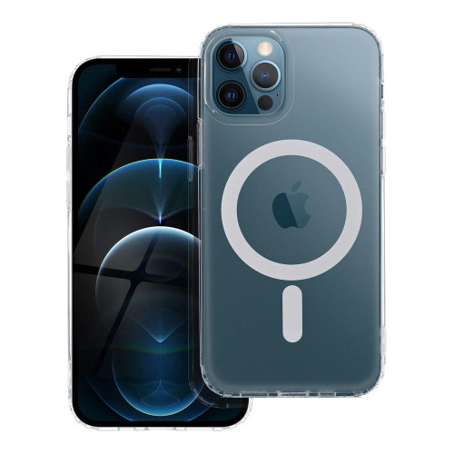 Puzdro FROST MAG COVER kompatibilné s MagSafe pre IPHONE 12 Pro transparentné