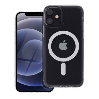 Puzdro FROST MAG COVER kompatibilné s MagSafe pre IPHONE 12 transparentné