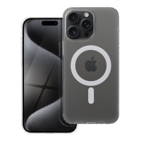 Puzdro FROST MAG COVER kompatibilné s MagSafe pre IPHONE 15 Pro Max transparentné