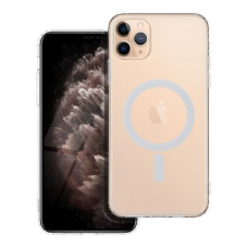 Puzdro FROST MAG COVER s ochranou fotoaparátu kompatibilné s MagSafe pre IPHONE 11 Pro Max transparentné