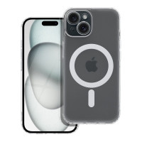 Puzdro FROST MAG COVER s ochranou fotoaparátu kompatibilné s MagSafe pre IPHONE 12 Pro Max transparentné