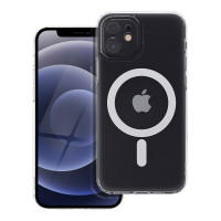 Puzdro FROST MAG COVER s ochranou fotoaparátu kompatibilné s MagSafe pre IPHONE 12 transparentné