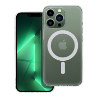 Puzdro FROST MAG COVER s ochranou fotoaparátu kompatibilné s MagSafe pre IPHONE 13 Pro transparentné