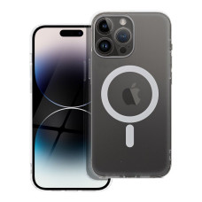 Puzdro FROST MAG COVER s ochranou fotoaparátu kompatibilné s MagSafe pre IPHONE 14 Pro Max transparentné